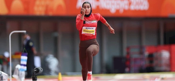 اخراج دختر دونده ایران از مسابقه